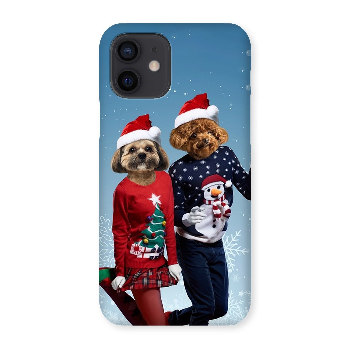 Pet Portraits | Christmas Lovers: Custom Pet Phone Case | Paw & Glory