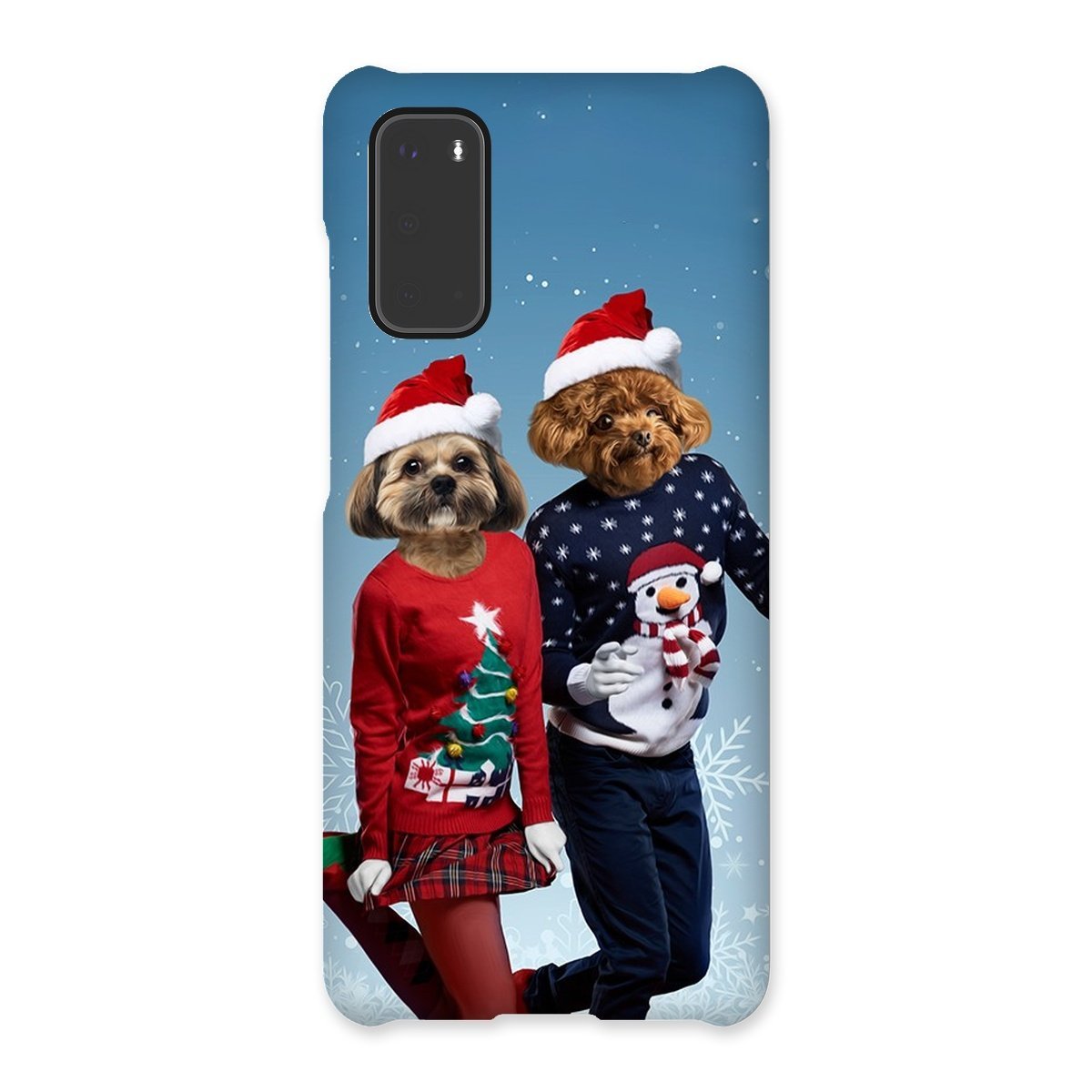 Pet Portraits | Christmas Lovers: Custom Pet Phone Case | Paw & Glory