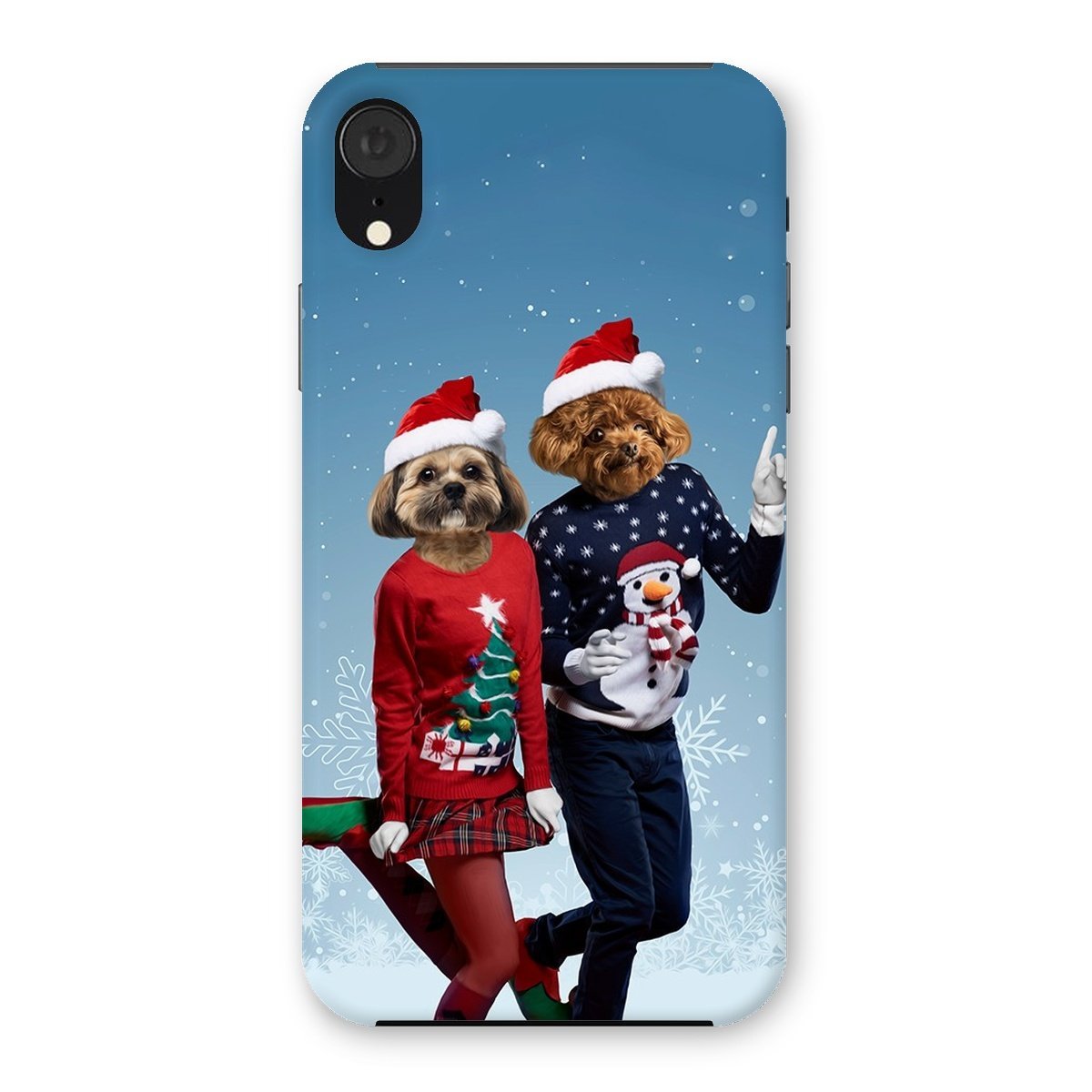 Pet Portraits | Christmas Lovers: Custom Pet Phone Case | Paw & Glory