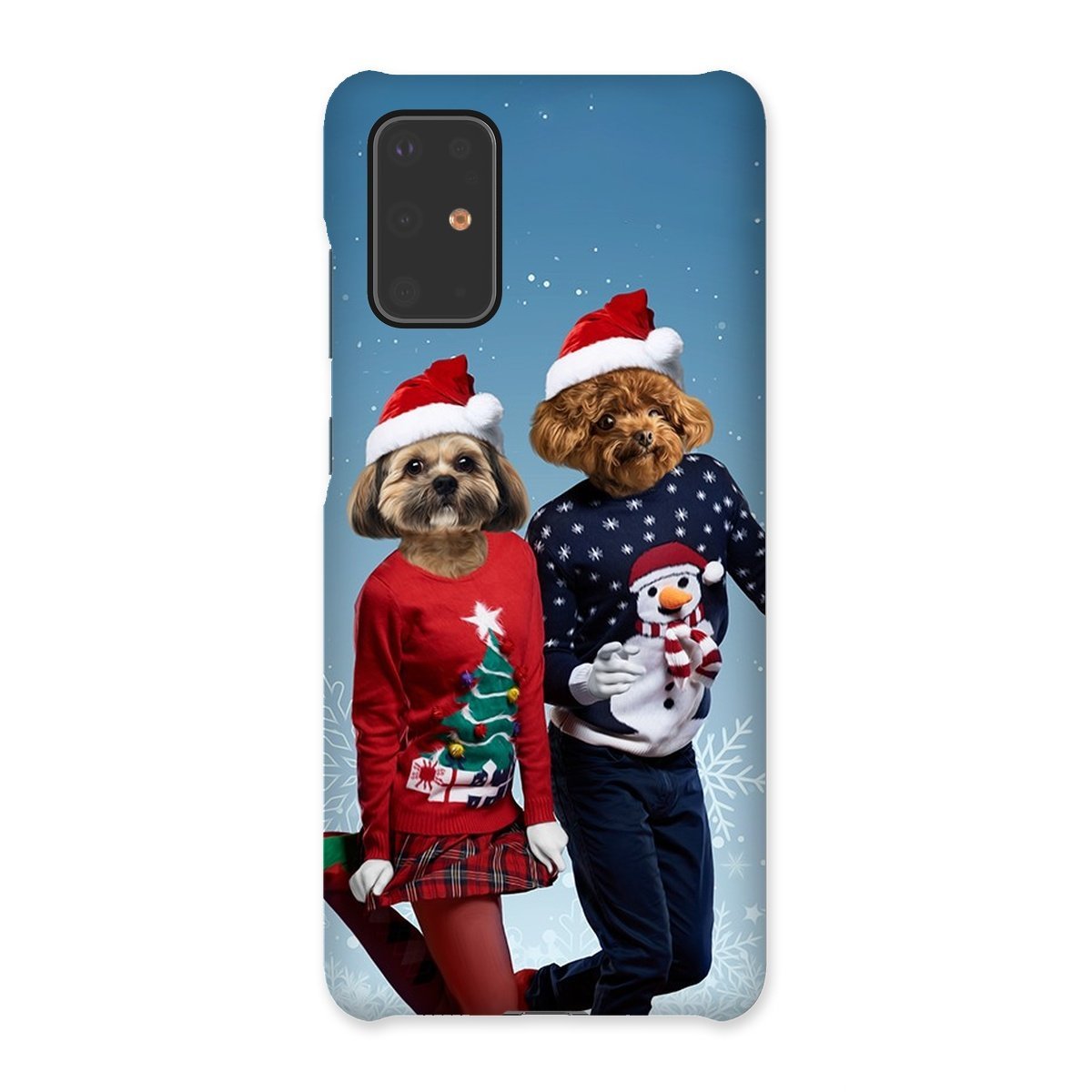 Pet Portraits | Christmas Lovers: Custom Pet Phone Case | Paw & Glory