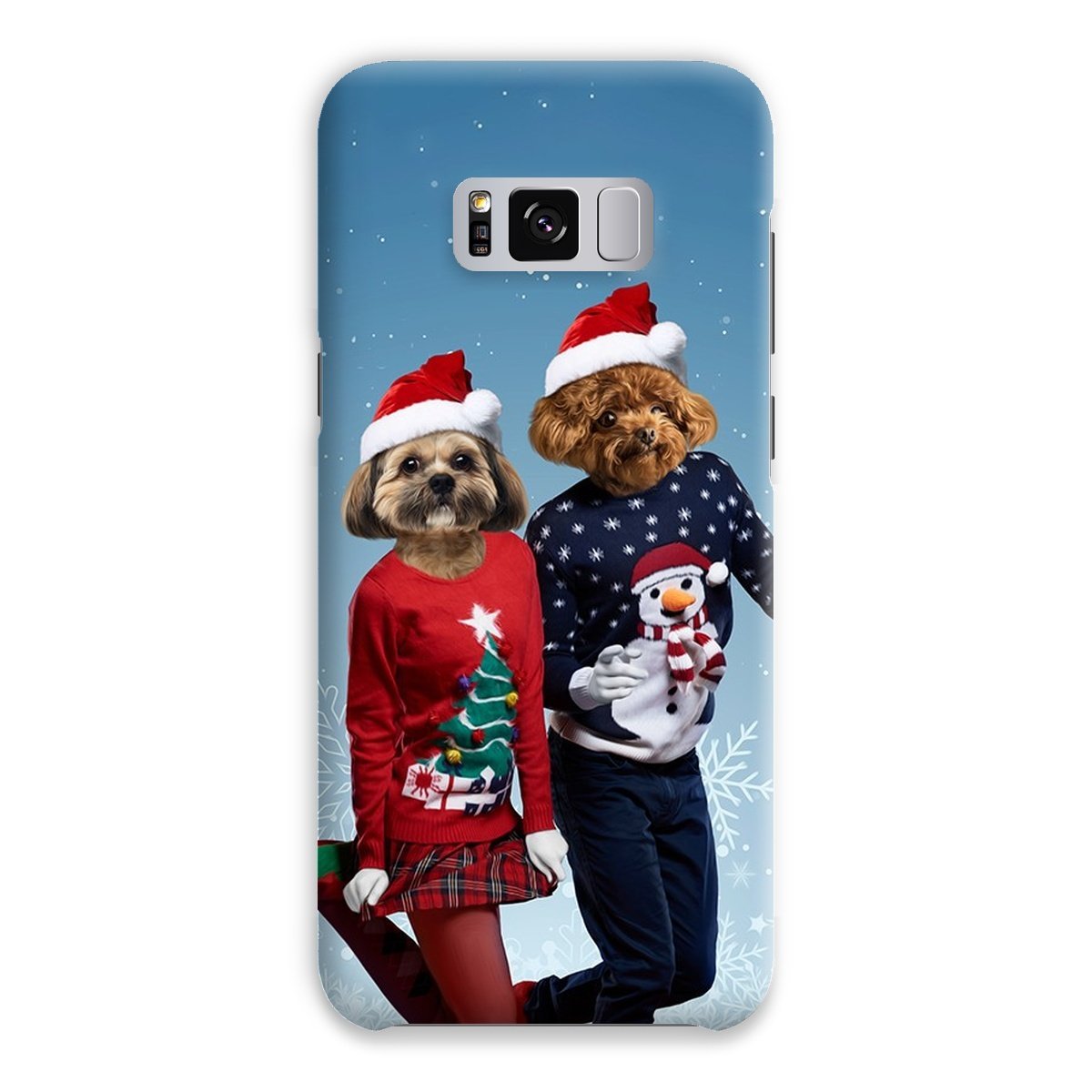 Pet Portraits | Christmas Lovers: Custom Pet Phone Case | Paw & Glory