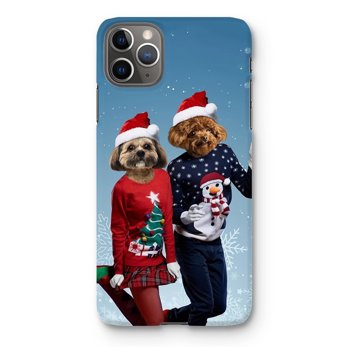 Pet Portraits | Christmas Lovers: Custom Pet Phone Case | Paw & Glory