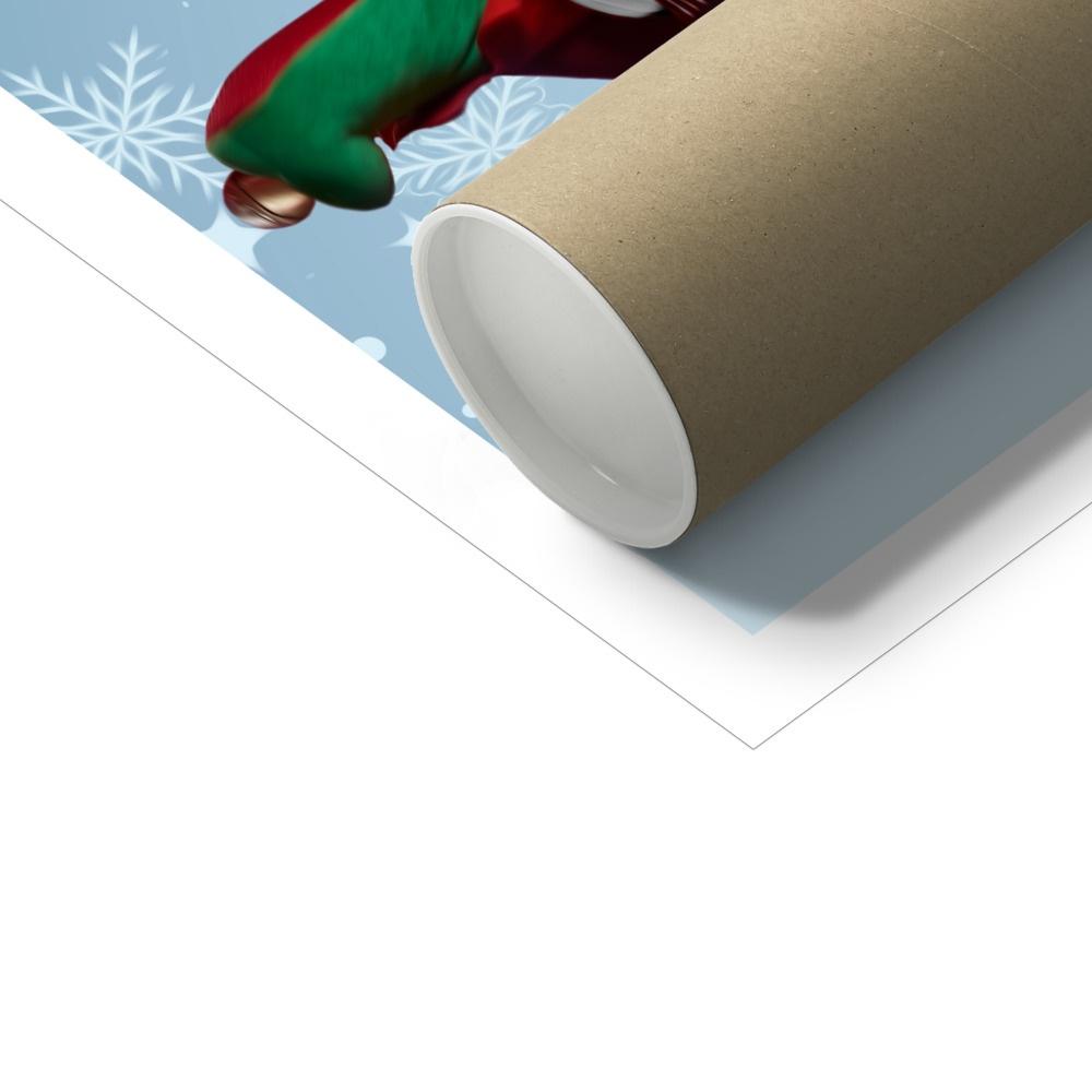 Pet Portraits | Christmas Lovers: Custom Pet Poster | Paw & Glory