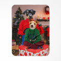 Christmas Mama & Child: Custom Pet Blanket