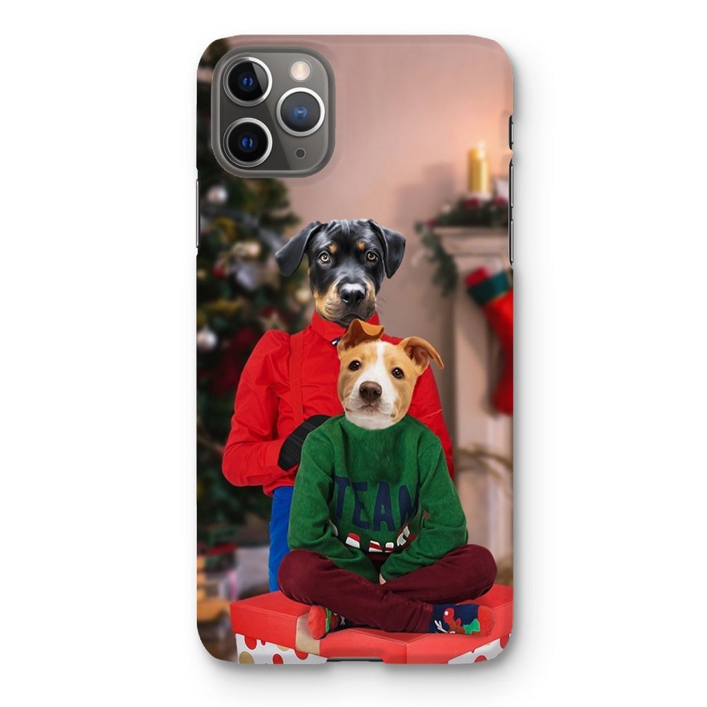 Pet Portraits | Christmas Mama & Child: Custom Pet Snap Phone Case | Paw & Glory
