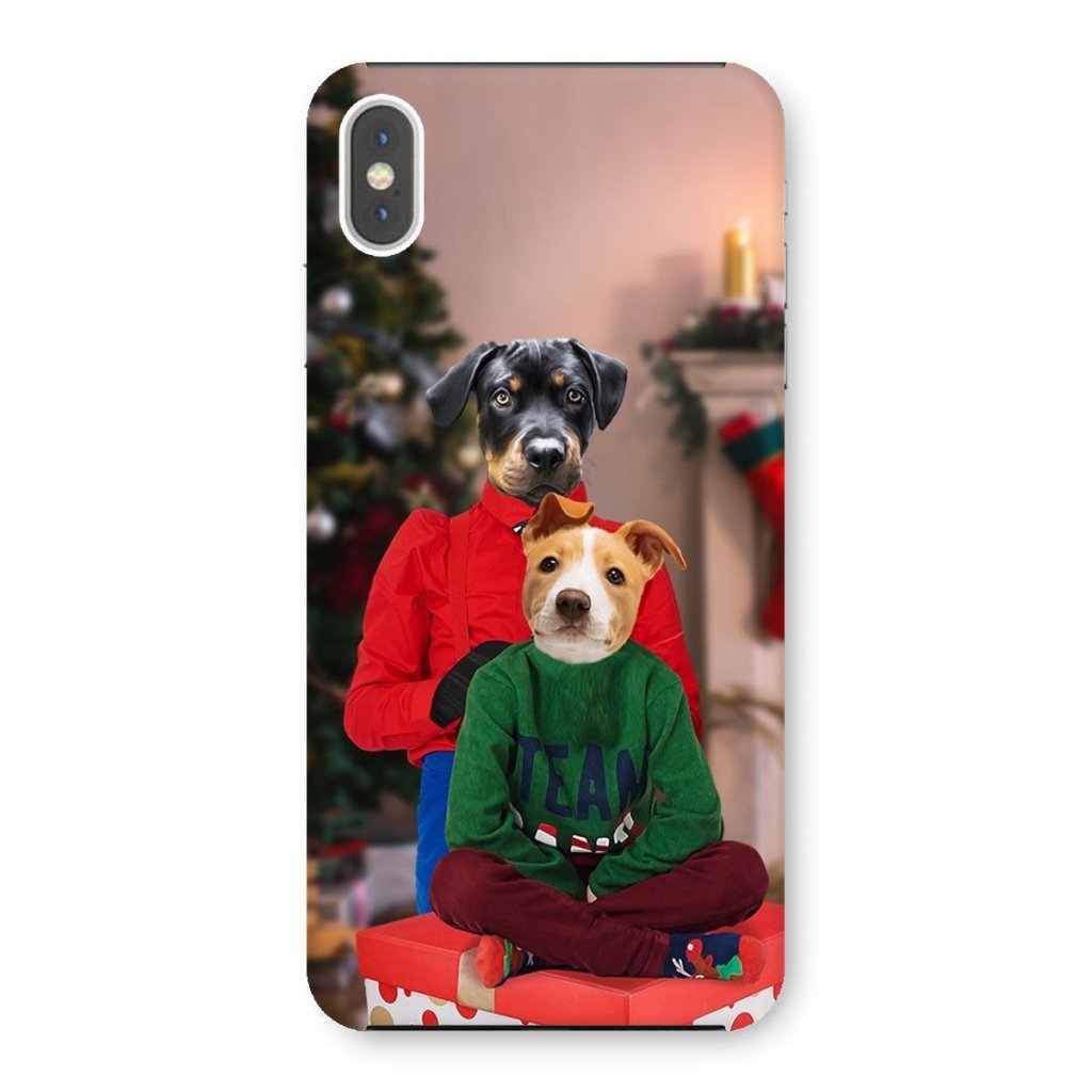 Pet Portraits | Christmas Mama & Child: Custom Pet Snap Phone Case | Paw & Glory