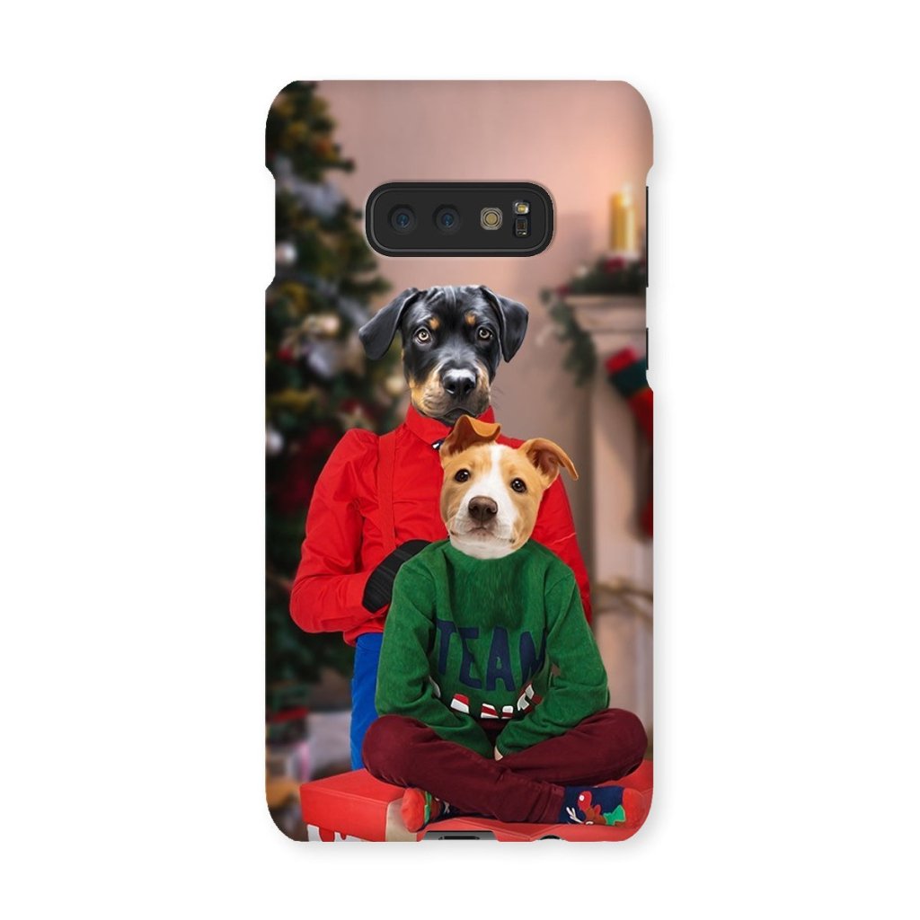 Pet Portraits | Christmas Mama & Child: Custom Pet Snap Phone Case | Paw & Glory