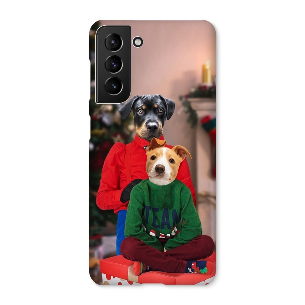 Pet Portraits | Christmas Mama & Child: Custom Pet Snap Phone Case | Paw & Glory