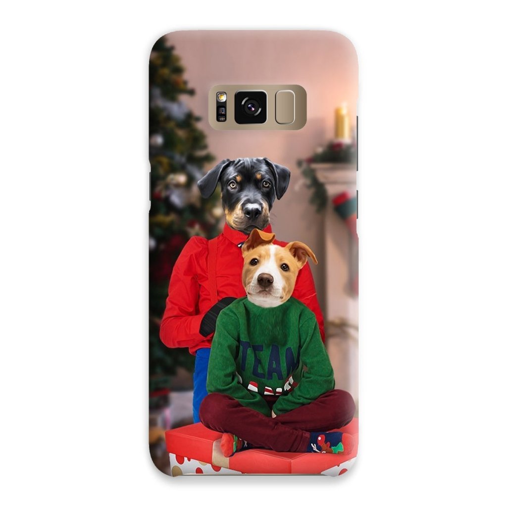 Pet Portraits | Christmas Mama & Child: Custom Pet Snap Phone Case | Paw & Glory