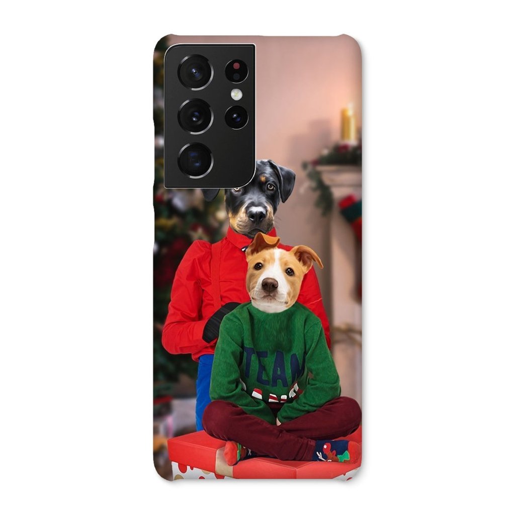Pet Portraits | Christmas Mama & Child: Custom Pet Snap Phone Case | Paw & Glory