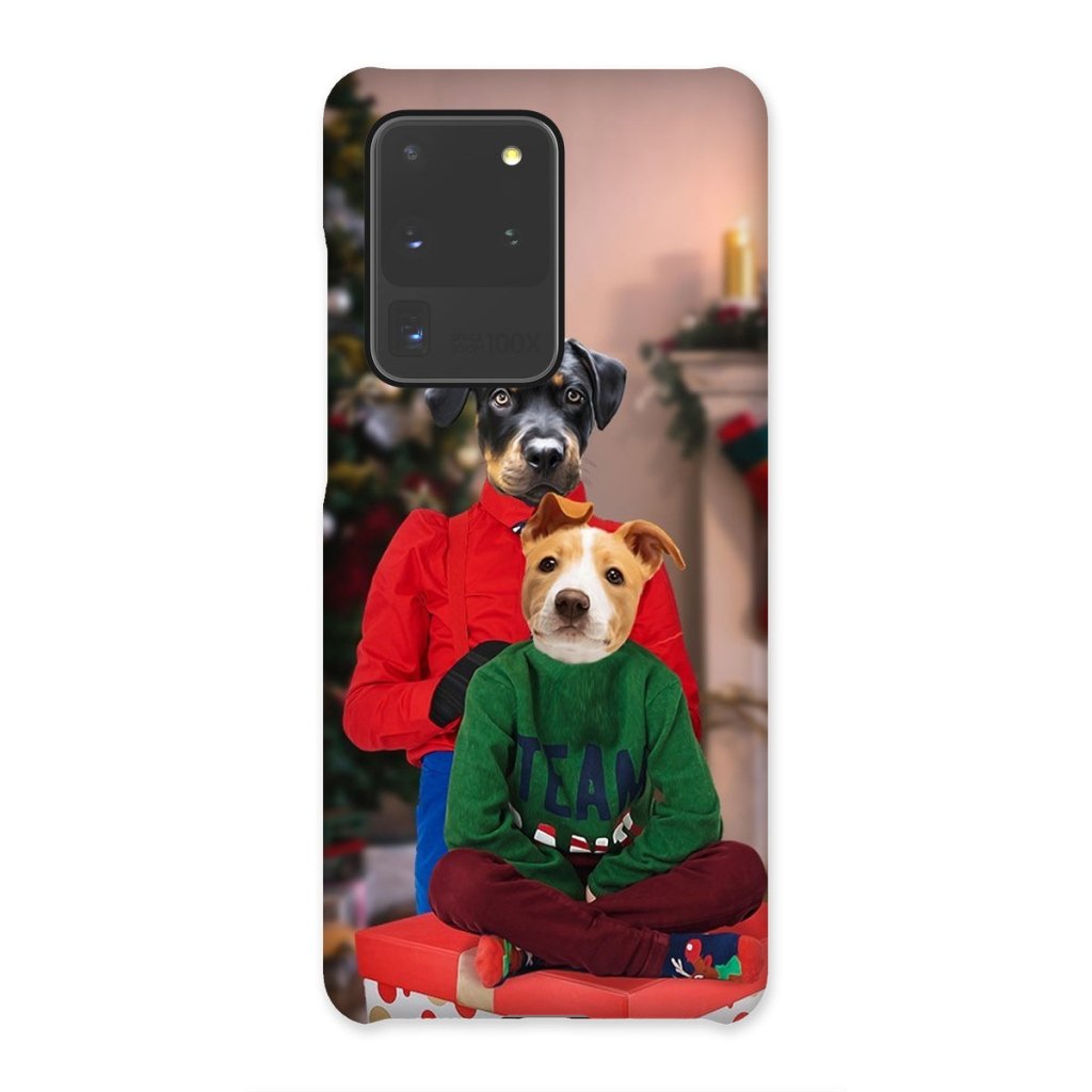 Pet Portraits | Christmas Mama & Child: Custom Pet Snap Phone Case | Paw & Glory