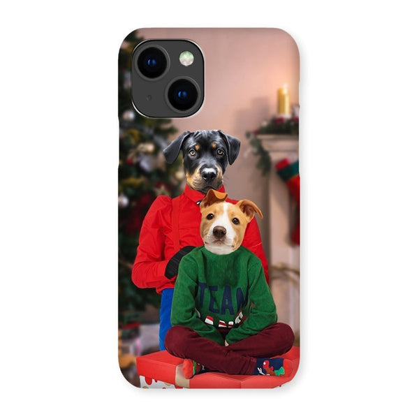 Christmas Mother And Child Custom Pet Snap Phone Case | Personalized Pet Gift | Paw & Glory