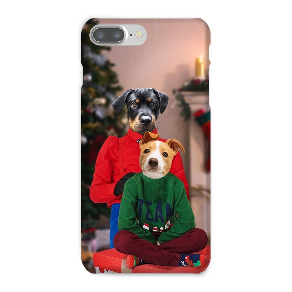 Pet Portraits | Christmas Mama & Child: Custom Pet Snap Phone Case | Paw & Glory