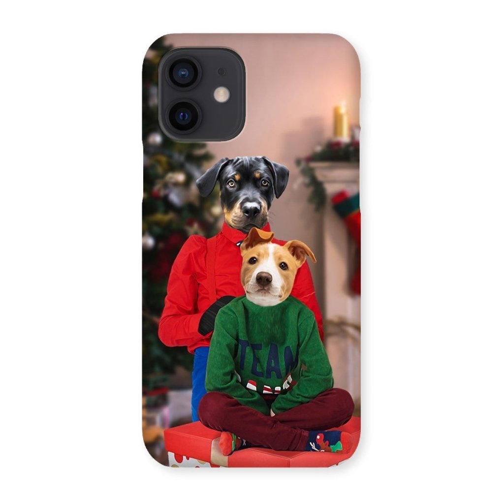 Pet Portraits | Christmas Mama & Child: Custom Pet Snap Phone Case | Paw & Glory