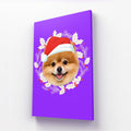 Christmas Wreath: Minimalist Custom Pet Canvas