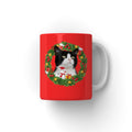 Christmas Wreath: Minimalist Custom Pet Mug