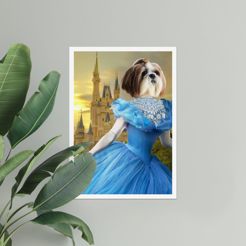 Pet Portraits | Cinderella: Custom Pet Poster | Paw & Glory