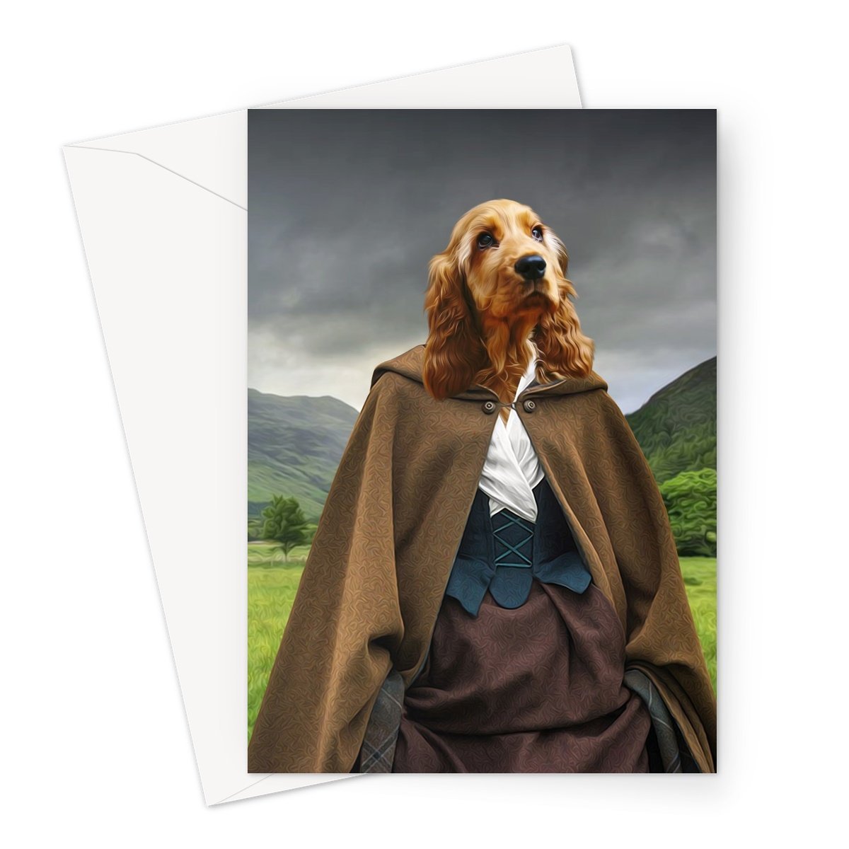 Time Travelling Healer Custom Pet Greeting Card | Personalised Pet Gift | Paw & Glory