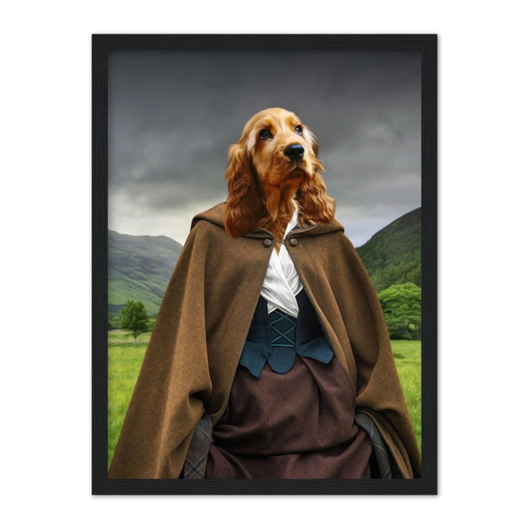 Pet Portraits | Claire (Outlander Inspired): Custom Pet Portrait | Paw & Glory