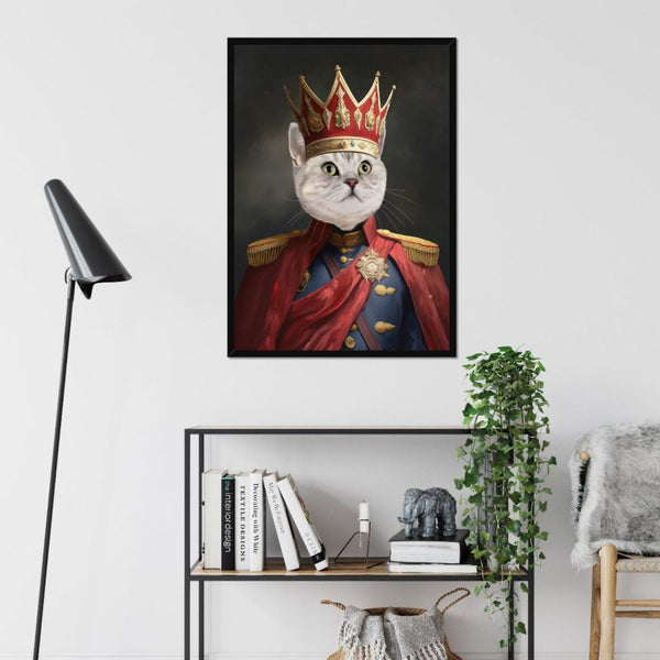Commodore: Custom Pet Portrait | framed pet portrait | Paw & Glory