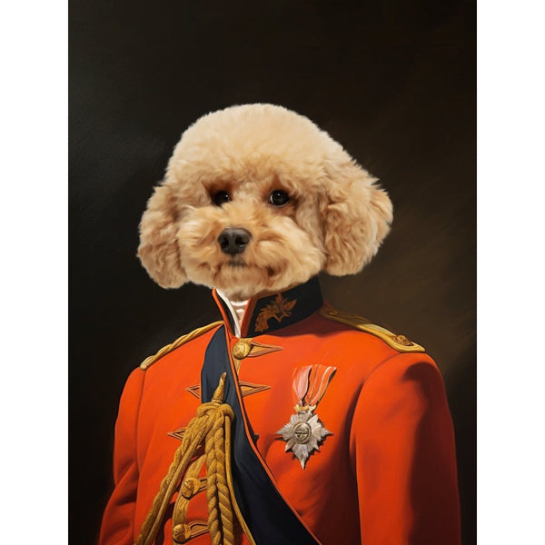 Crimson Private: Custom Digital Download Pet Portrait | royal pet portrait | Paw & Glory