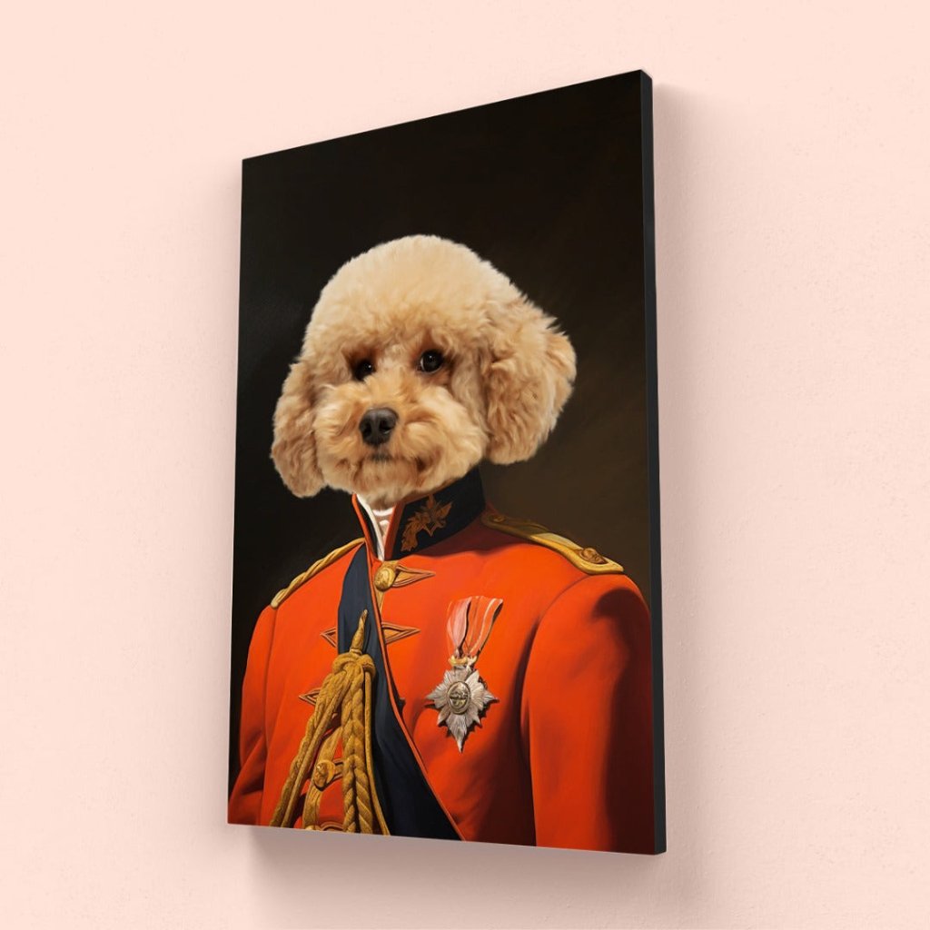 Pet Portraits | Crimson Private: Custom Pet Canvas | Paw & Glory