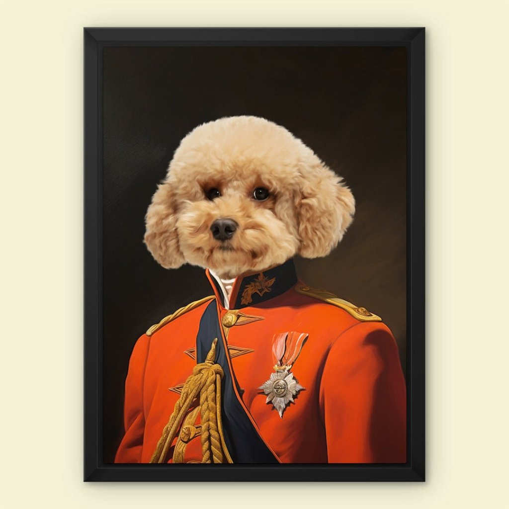 Pet Portraits | Crimson Private: Custom Pet Canvas | Paw & Glory