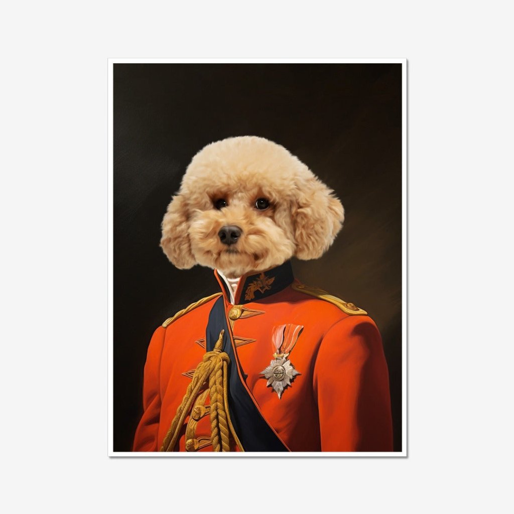 Pet Portraits | Crimson Private: Custom Pet Portrait | Paw & Glory