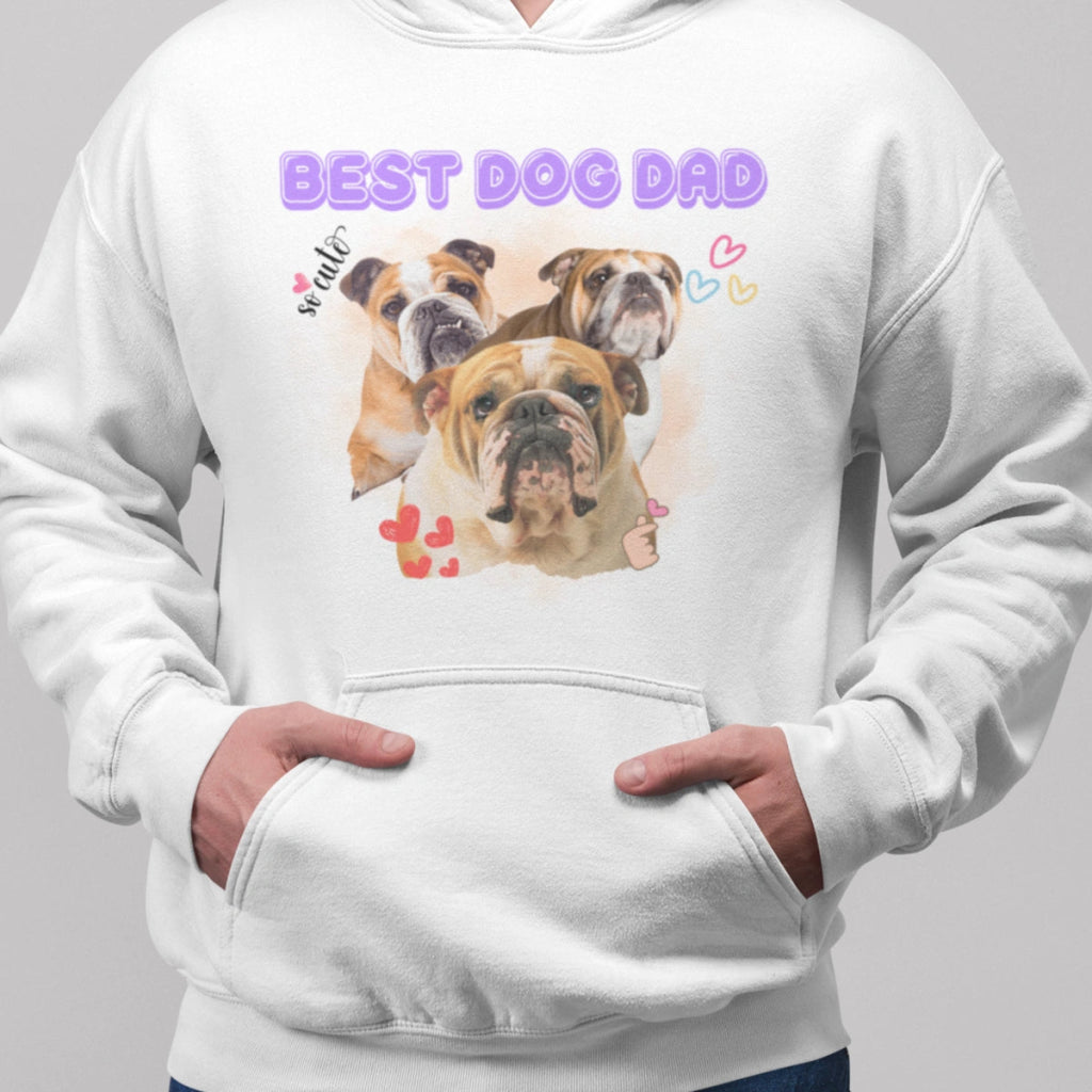 Pet Portraits | Custom Bootleg: Unisex Pet Portrait Hoodie | Paw & Glory