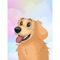 Custom Cartoon: Digital Download Pet Portrait