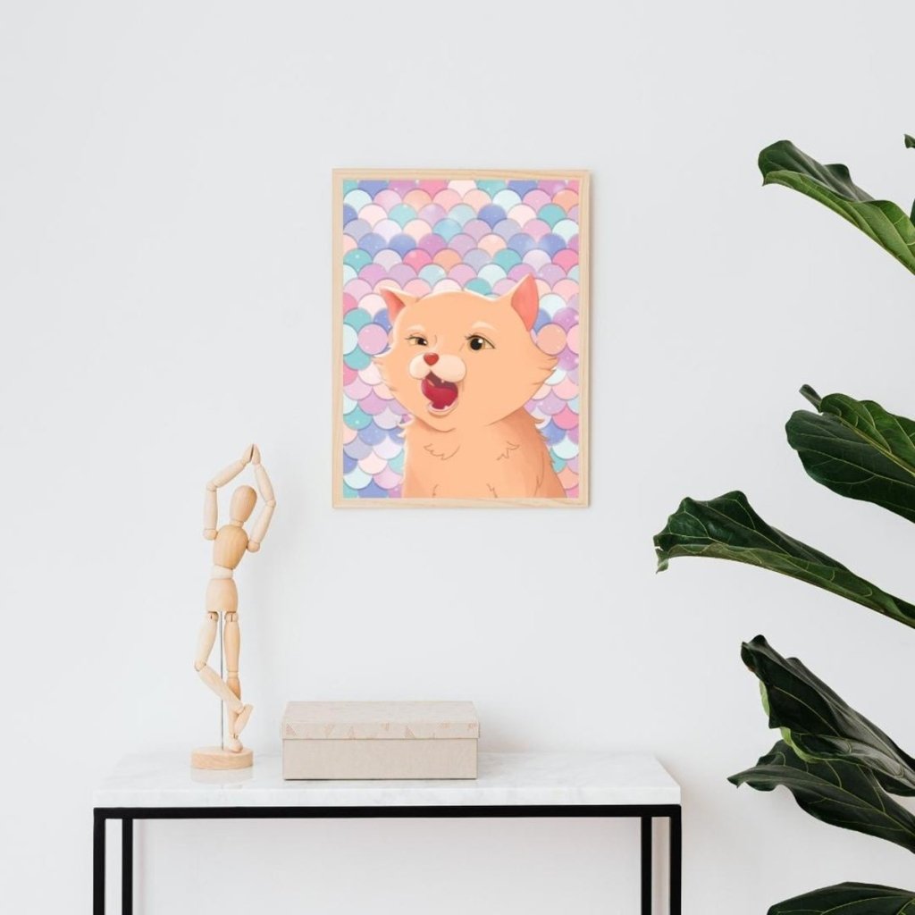 Custom Cartoon: Framed Pet Portrait - Paw & Glory - Dog Portraits - Pet Portraits