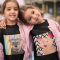Custom Cartoon: Kids Unisex Pet Portrait Sweatshirt