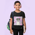 Custom Cartoon: Kids Unisex Pet Portrait T-Shirt