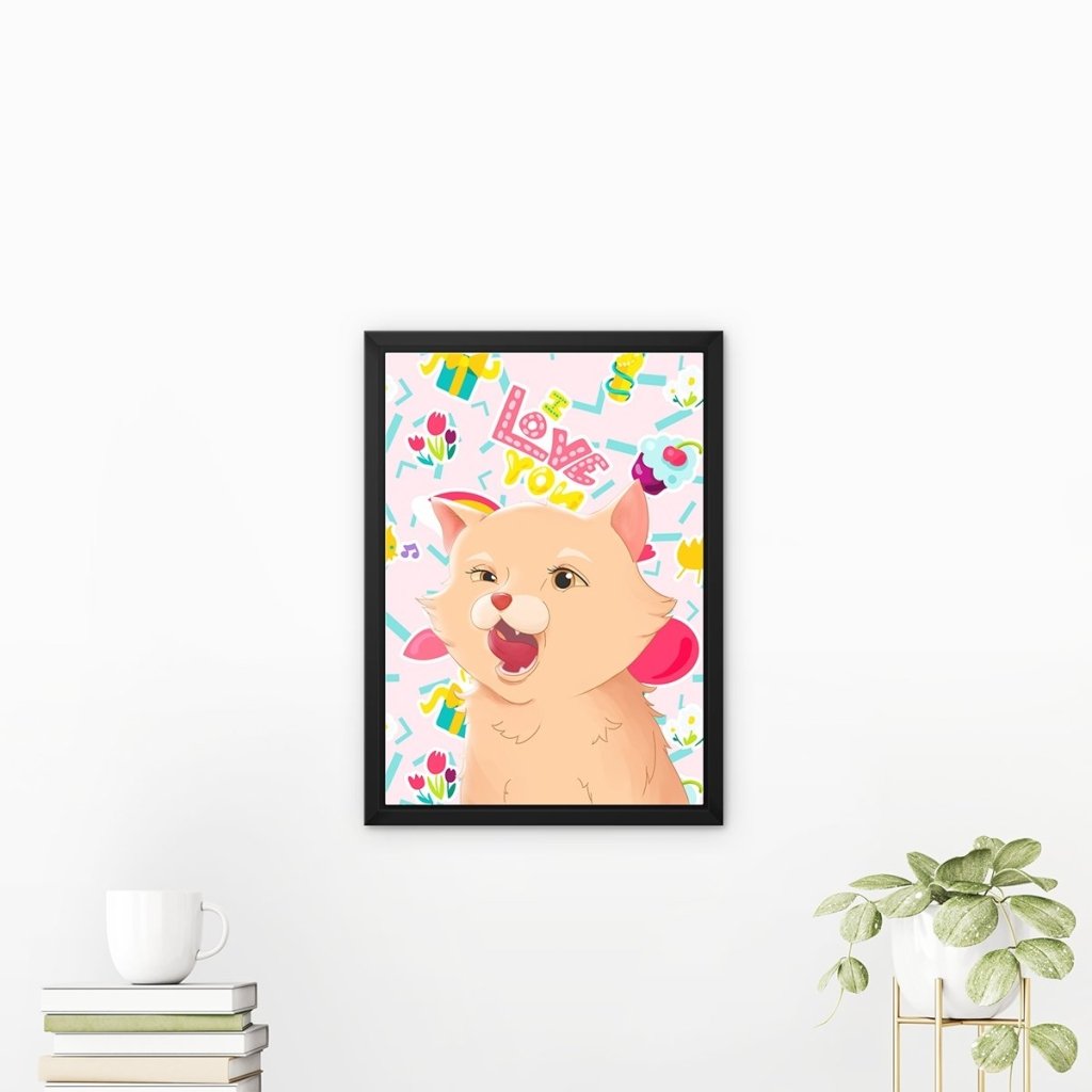 Pet Portraits | Custom Cartoon: Pet Canvas | Paw & Glory