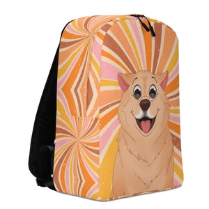 Custom Cartoon: Pet Portrait Backpack - Paw & Glory - Dog Portraits - Pet Portraits