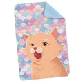 Custom Cartoon: Pet Portrait Fleece Blanket