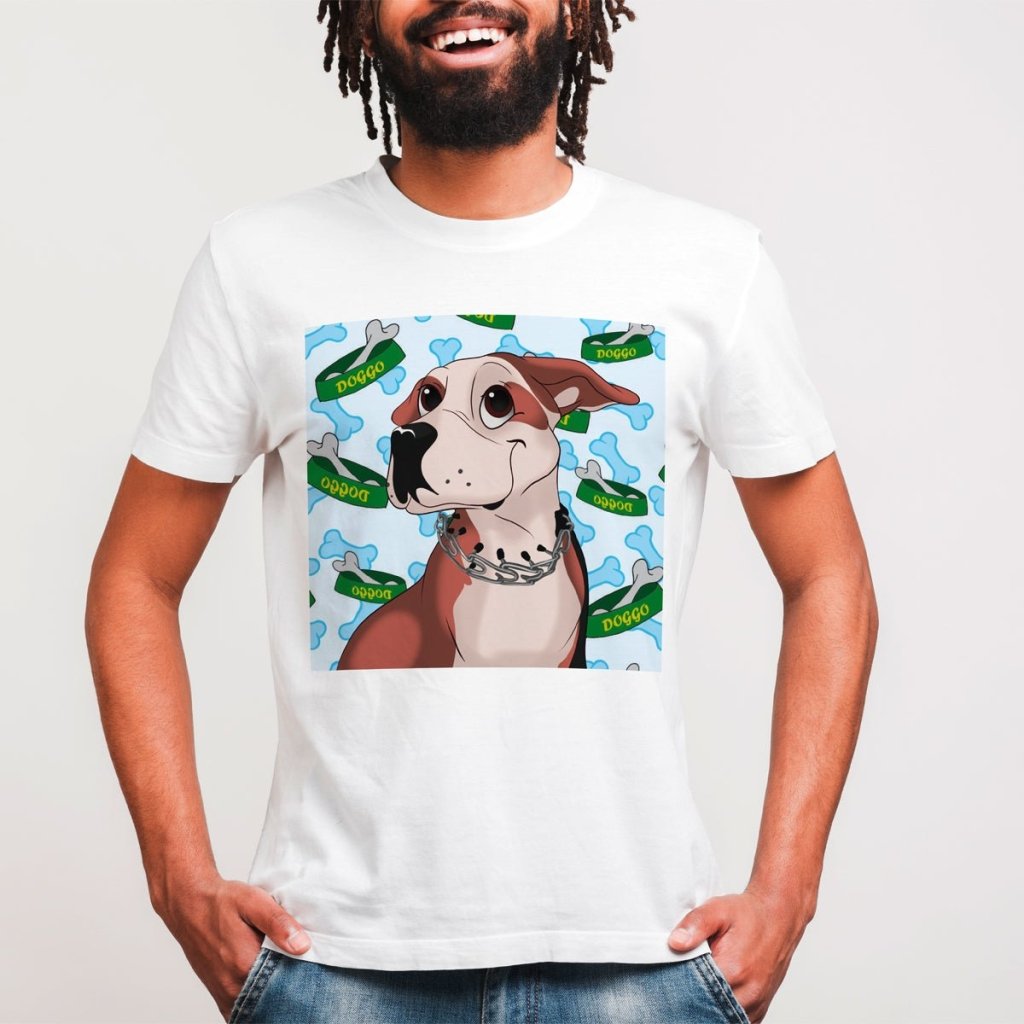Pet Portraits | Custom Cartoon: Unisex Pet Portrait T-Shirt | Paw & Glory