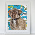 Custom Minimalist: Framed Pet Portrait