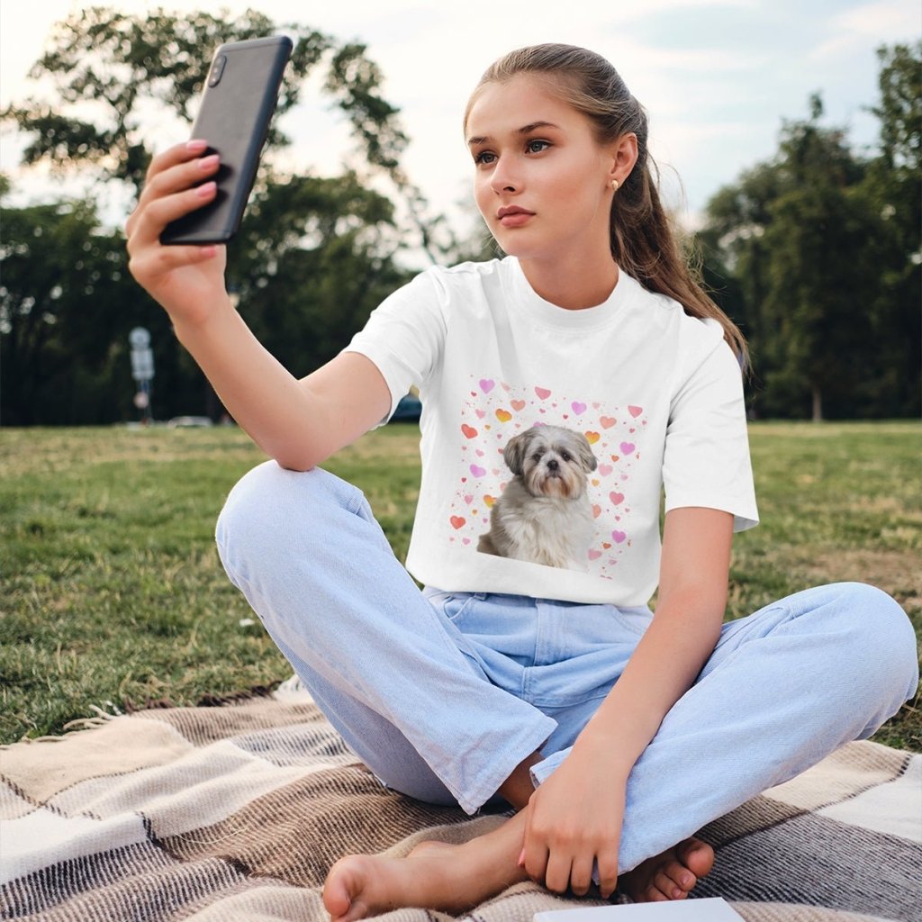 Pet Portraits | Custom Minimalist: Kids Unisex Pet Portrait T-Shirt | Paw & Glory