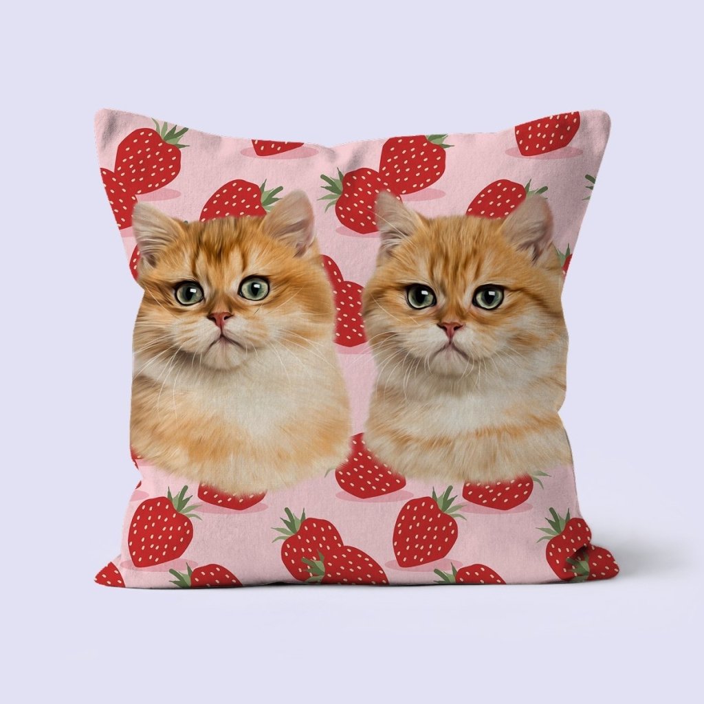 Pet Portraits | Custom Minimalist: Pet Portrait Pillow | Paw & Glory