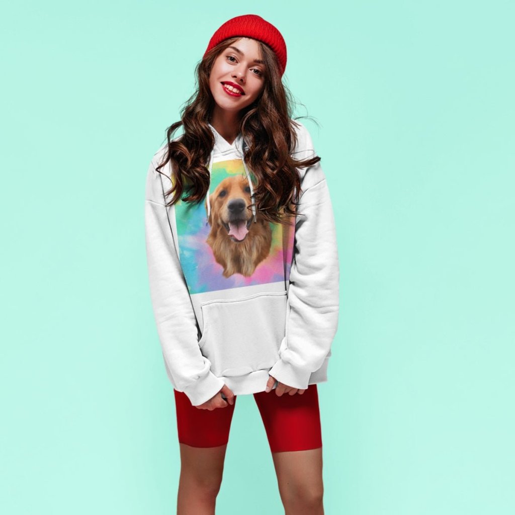 Pet Portraits | Custom Minimalist: Unisex Pet Portrait Hoodie | Paw & Glory