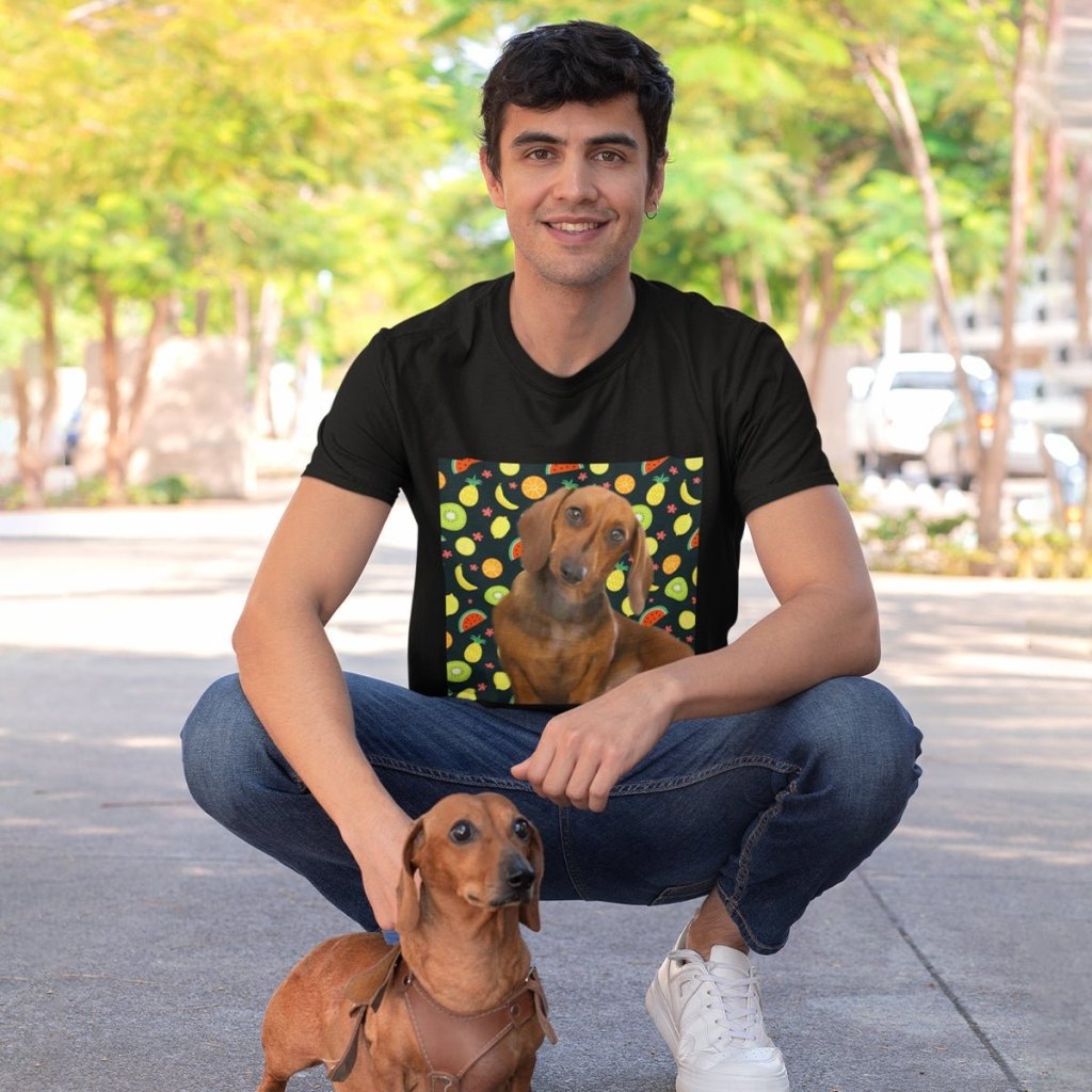 Pet Portraits | Custom Minimalist: Unisex Pet Portrait T-Shirt | Paw & Glory