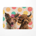 Custom Modern Buffalo Horn: Pet Portrait Fleece Blanket
