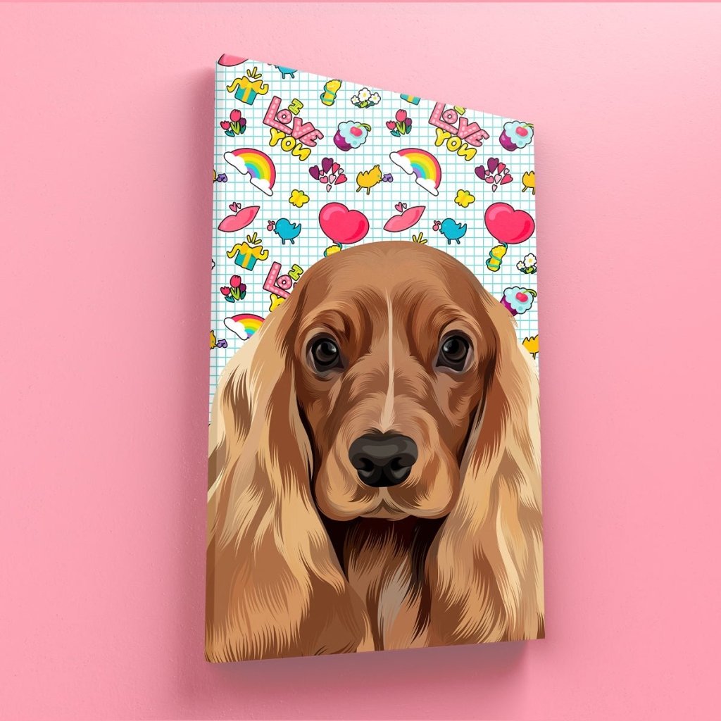 Pet Portraits | Custom Modern: Pet Canvas | Paw & Glory