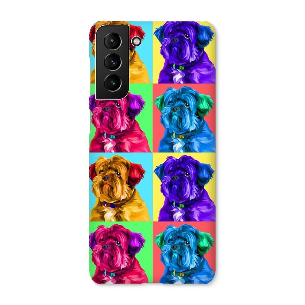 Pet Portraits | Custom Modern Pop Art: Pet Portrait Snap Phone Case | Paw & Glory