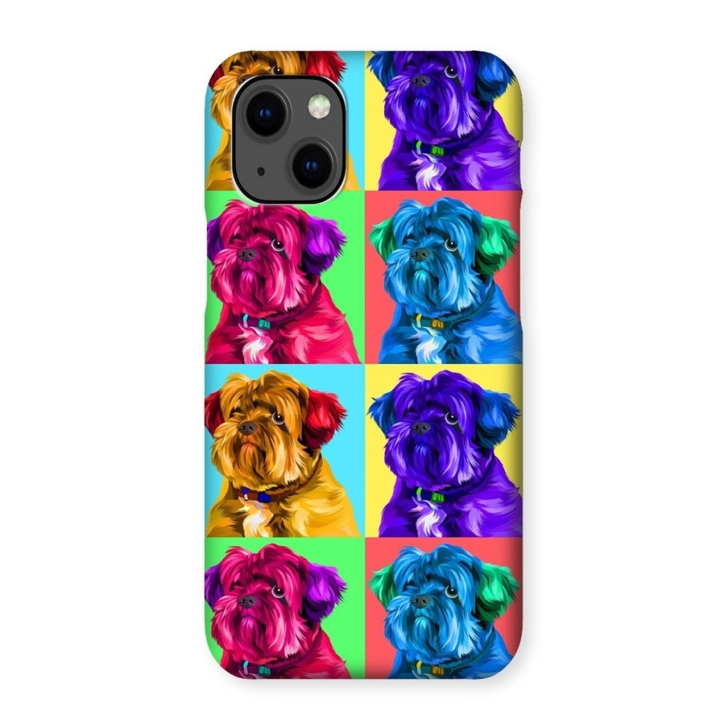 Pet Portraits | Custom Modern Pop Art: Pet Portrait Snap Phone Case | Paw & Glory