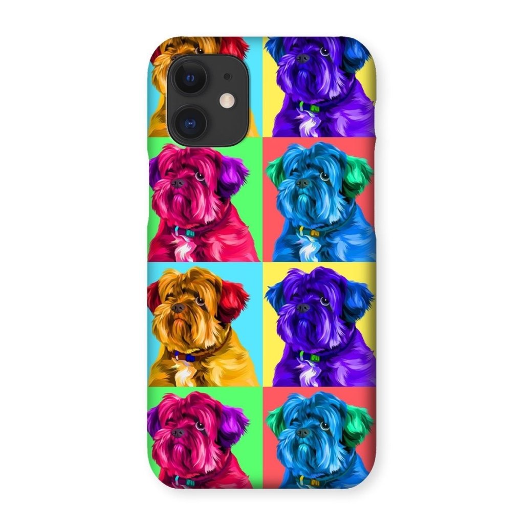 Pet Portraits | Custom Modern Pop Art: Pet Portrait Snap Phone Case | Paw & Glory