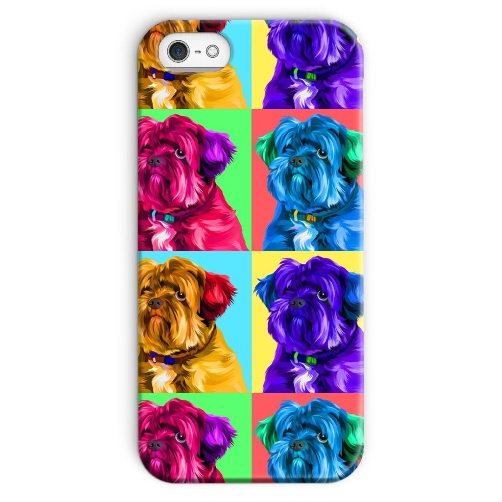 Pet Portraits | Custom Modern Pop Art: Pet Portrait Snap Phone Case | Paw & Glory