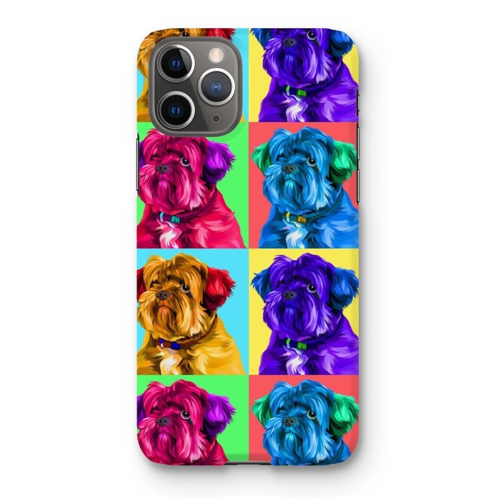 Pet Portraits | Custom Modern Pop Art: Pet Portrait Snap Phone Case | Paw & Glory