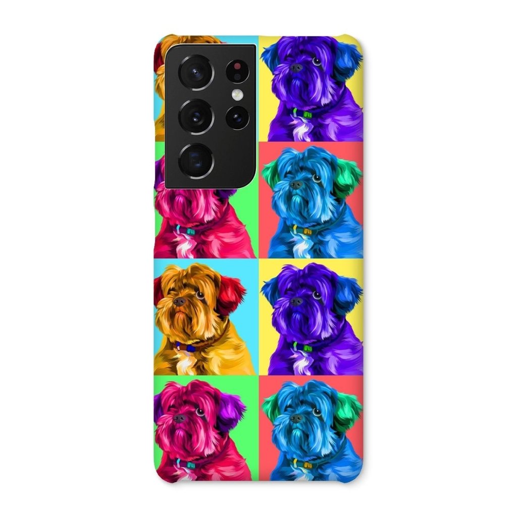 Pet Portraits | Custom Modern Pop Art: Pet Portrait Snap Phone Case | Paw & Glory